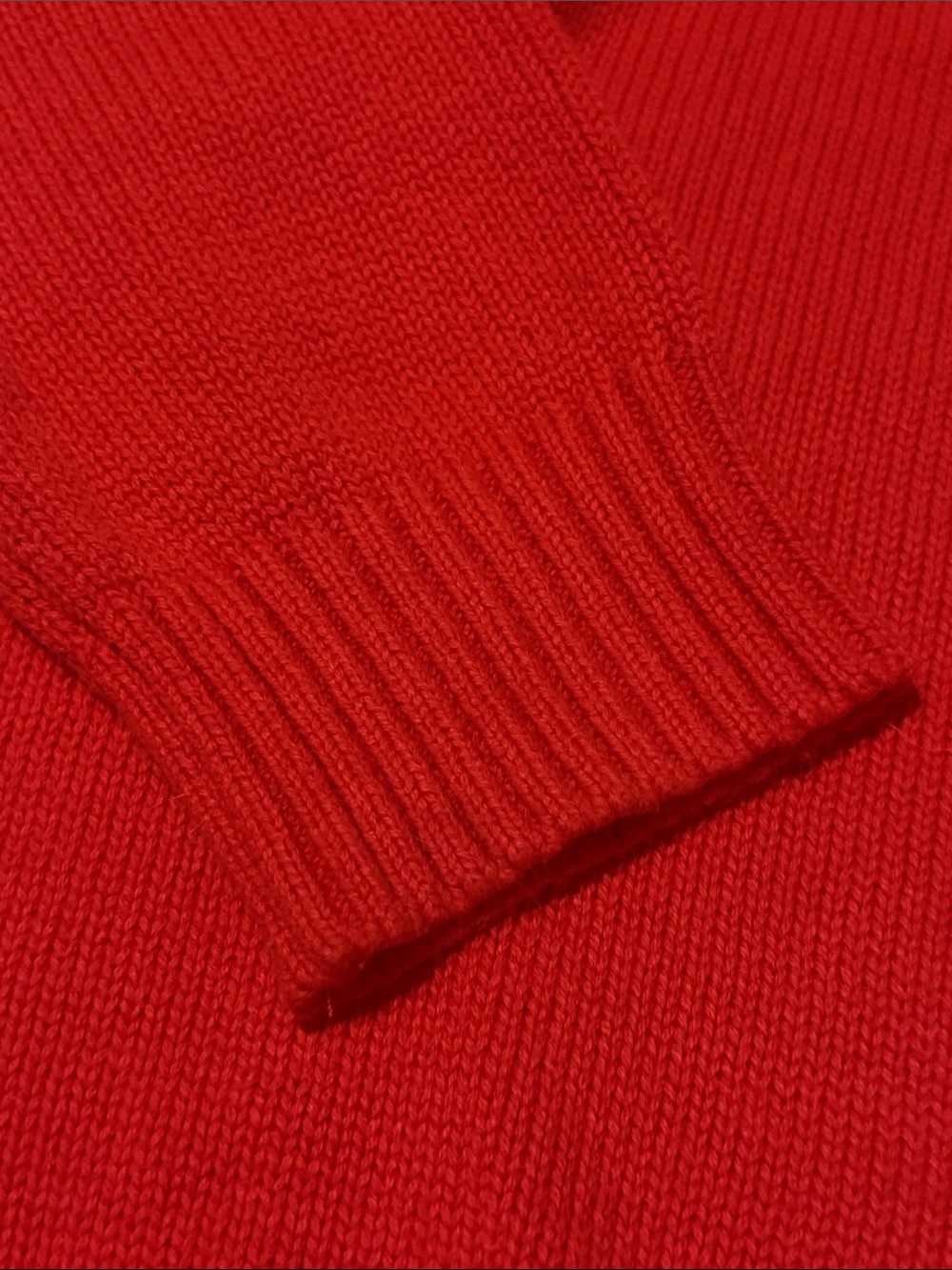 4/$15 Carter's Bright Red Half-Zip Pullover Sweater - Picture 4 of 4